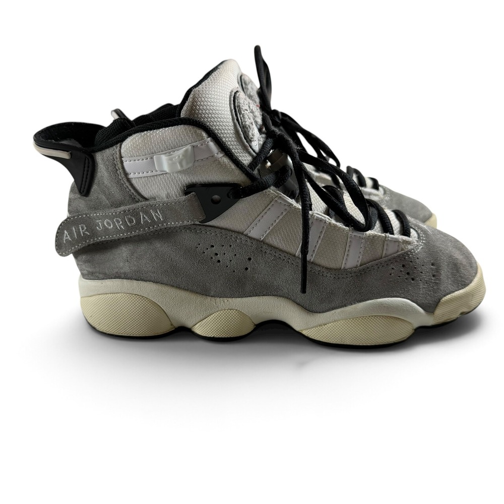Jordan 6 Rings GS Cool Grey Suede Basketball Shoes FJ4651-077 Size 5Y